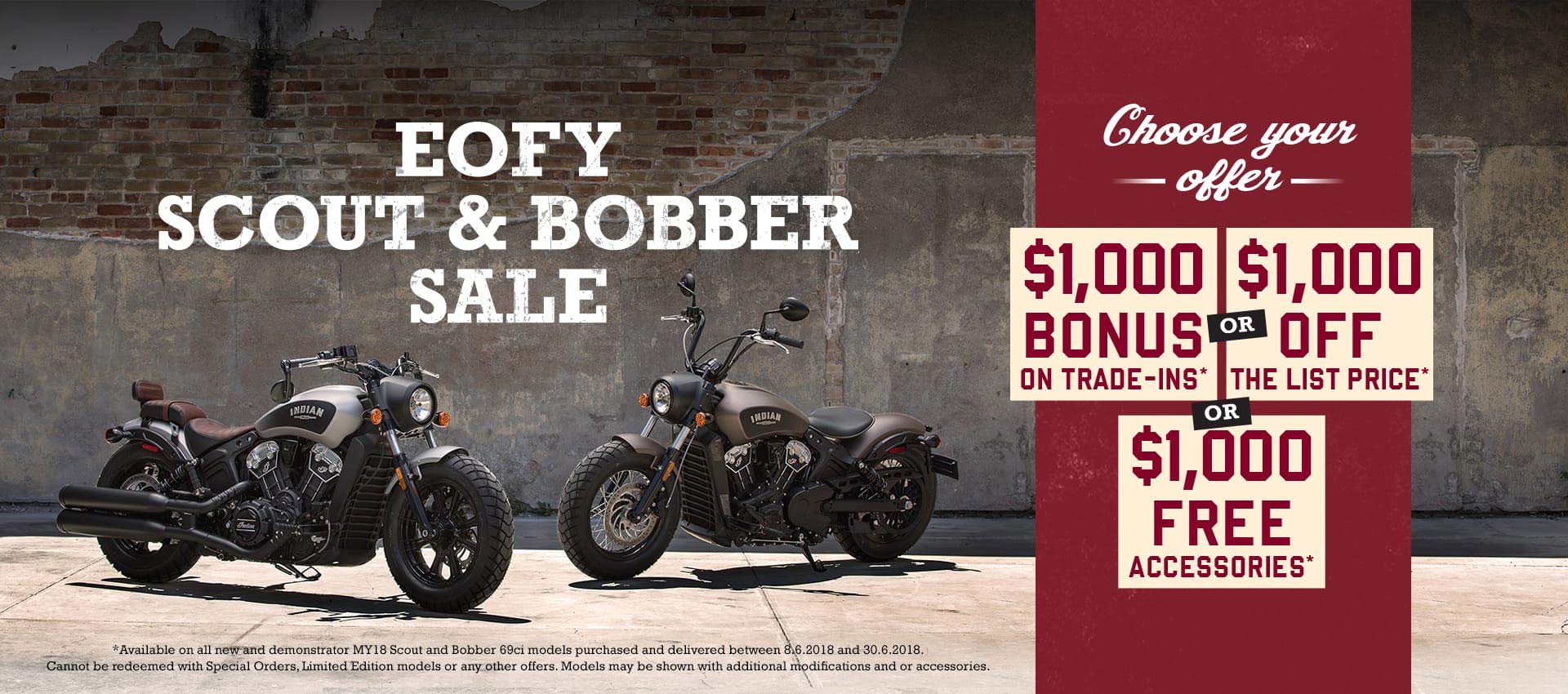 EOFY SCOUT & BOBBER SALE